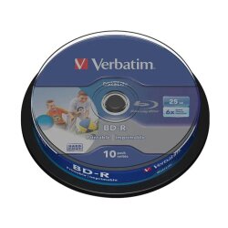 Verbatim DataLife - BD-R x 10 - 25 GB - storage media