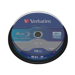 Verbatim - BD-R x 10 - 25 GB - storage media