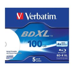 Verbatim - BD-R XL x 5 - 100 Go - support de stockage