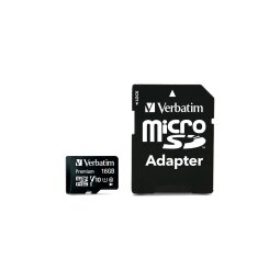 Verbatim - flash memory card - 16 GB - microSDHC