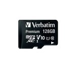 Verbatim Premium - carte mémoire flash - 128 Go - microSDXC UHS-I