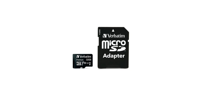 Verbatim - flash memory card - 32 GB - microSDHC