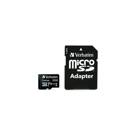 Verbatim - flash memory card - 32 GB - microSDHC