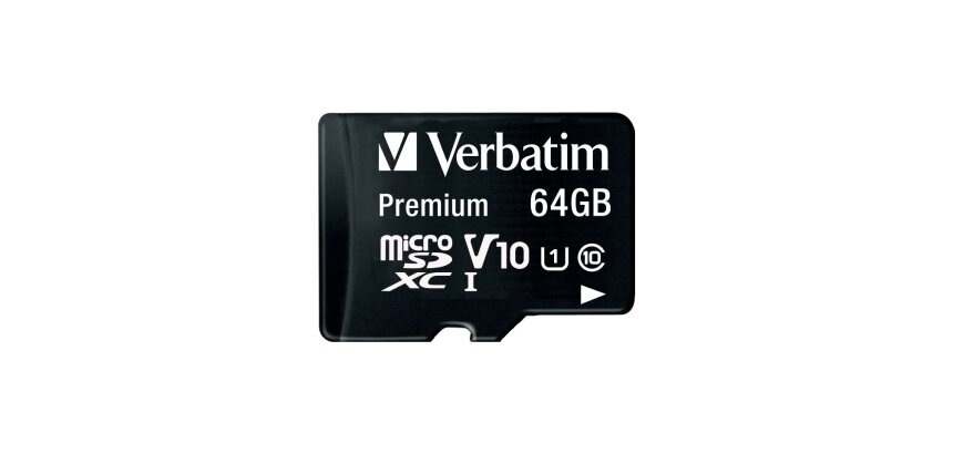Verbatim Premium - Flash-Speicherkarte - 64 GB - microSDXC UHS-I