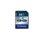 Verbatim PRO - Flash-Speicherkarte - 64 GB - SDXC UHS-I