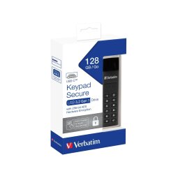 Verbatim Keypad Secure - USB flash drive - 128 GB