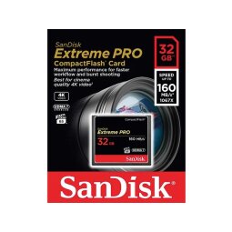 SanDisk Extreme Pro - flashgeheugenkaart - 32 GB - CompactFlash