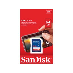 SanDisk - carte mémoire flash - 64 Go - SDXC