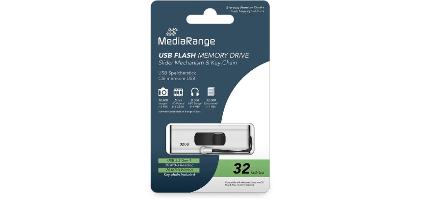 Clé USB 3.0 MediaRange 32Go