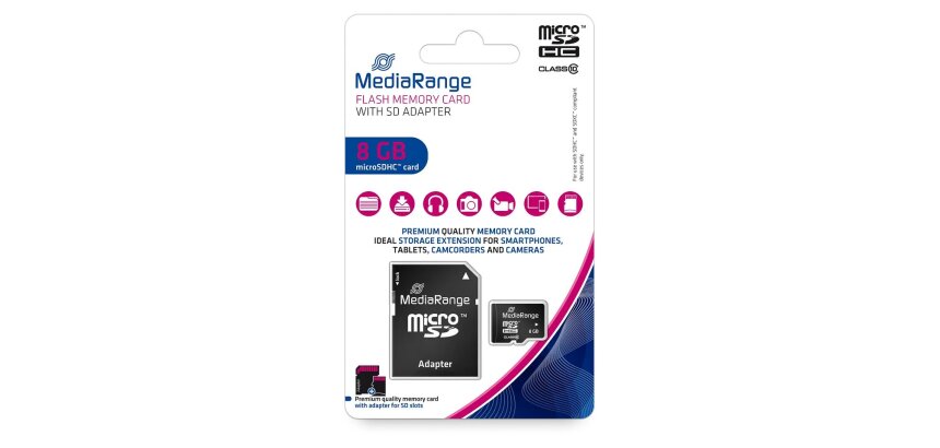 MediaRange 8GB microSDHC 8 GB Class 10
