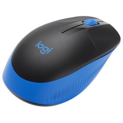 Logitech M190 - Maus - Blau