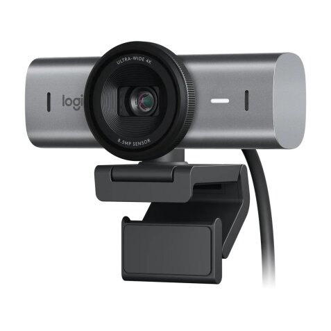 Logitech MX Brio 705 for Business webcam 8,5 MP 4096 x 2160 pixels USB 3.2 Gen 1 (3.1 Gen 1) Aluminium, Noir