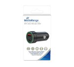 MediaRange MRMA120 Mobile Device Charger Smartphone Black Car Charger Fast Charging Auto
