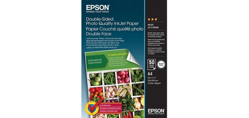 Epson Double-Sided Photo Quality Inkjet Paper - fotopapier - mat - 50 vel(len) - A4 - 140 g/m²