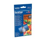 Brother BP - papier photo - brillant - 20 feuille(s) - 100 x 150 mm