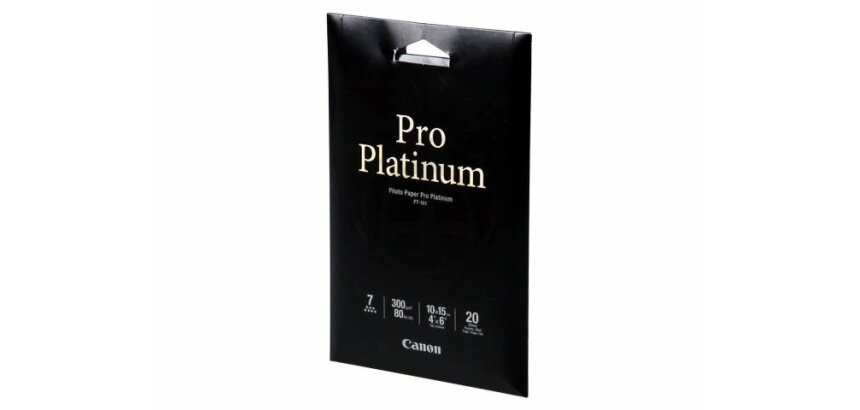 Canon Photo Paper Pro Platinum - photo paper - 20 sheet(s) - 100 x 150 mm - 300 g/m²