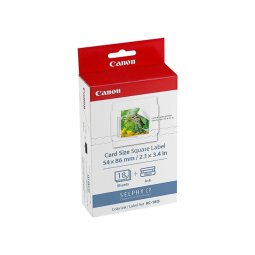 Canon KC-18IS - 1 - print ribbon cassette and paper kit