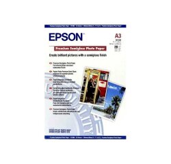 Epson Premium - photo paper - semi-glossy - 20 sheet(s) - A3 - 251 g/m²