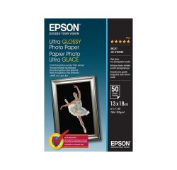Epson Ultra Glossy Photo Paper - papier photo - brillant - 50 feuille(s) - 130 x 180 mm