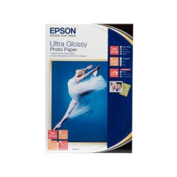 Epson Ultra Glossy Photo Paper - papier photo - brillant - 50 feuille(s) - 100 x 150 mm