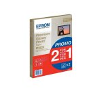 Epson Premium Glossy Photo Paper BOGOF - papier photo - brillant - 15 feuille(s) - A4 - 255 g/m² (pack de 2)