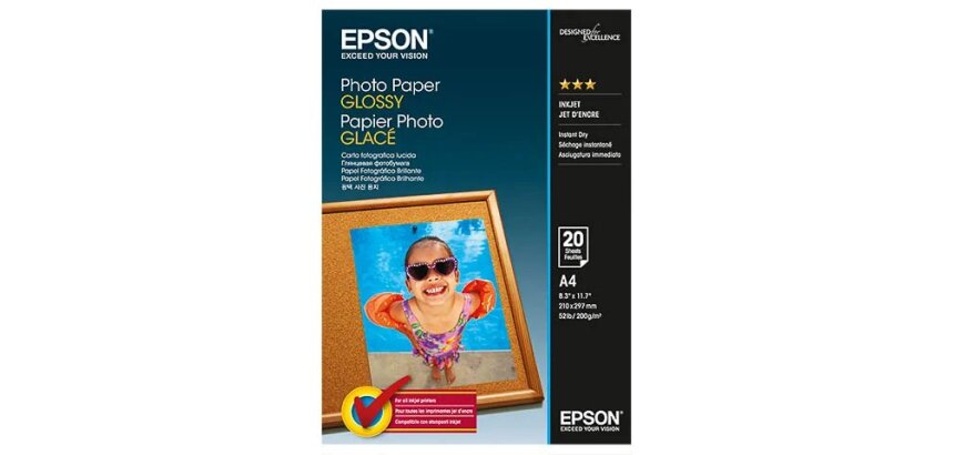 Epson - fotopapier - glanzend - 20 vel(len) - A4 - 200 g/m²