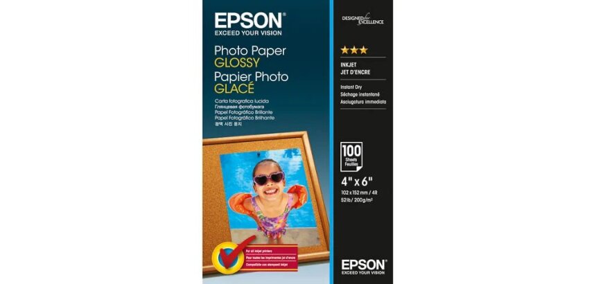 Epson - fotopapier - glanzend - 100 vel(len) - 102 x 152 mm - 200 g/m²