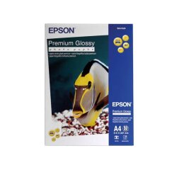 Epson Premium - papier photo - brillant - 50 feuille(s) - A4 - 255 g/m²