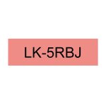 Epson Matte Tape – Red/Black 18mm(8m) – LK-5RBJ