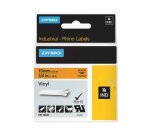 DYMO RHINO Etiquette en vinyle, 19 mm x 5,5 m, noir/