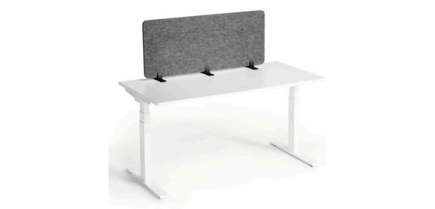 Separateur bureau durable effect 120 couleur anthracite