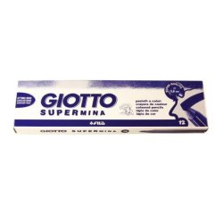 Pastello Supermina - mina 4 mm - rosso carminio 13 - Giotto