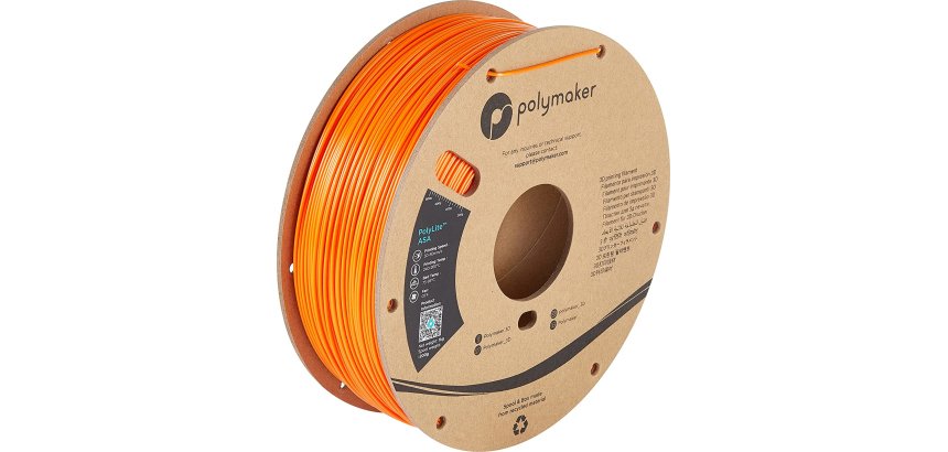 Polymaker PF01007 3D Printing Material Acrylonitrile-Styrene-Acrylate Orange 1 kg