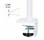 Ergotron NX Series NX MONITOR ARM WHITE 86,4 cm (34") Escritorio Negro, Blanco