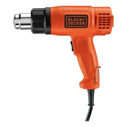 Black & Decker KX1650-QS pistola a caldo Pistola ad aria calda 740 l/min 600 °C 1750 W Nero, Arancione