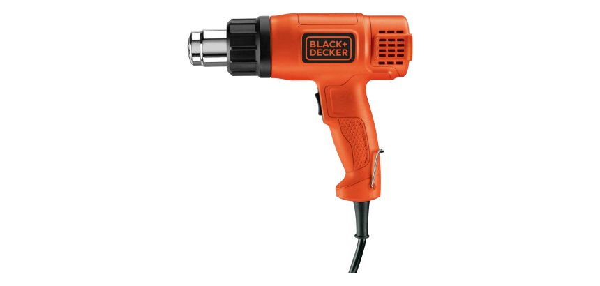 Black & Decker KX1650-QS pistola a caldo Pistola ad aria calda 740 l/min 600 °C 1750 W Nero, Arancione
