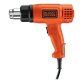 Black & Decker KX1650-QS pistola a caldo Pistola ad aria calda 740 l/min 600 °C 1750 W Nero, Arancione