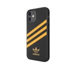 Adidas 3-Stripes custodia per cellulare 13,7 cm (5.4") Cover Nero, Oro