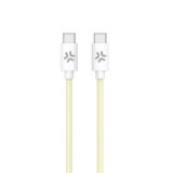 Celly USBCUSBCCOTTYL cable USB 1,5 m USB C Blanco, Amarillo