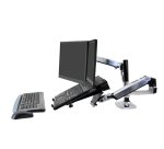 Ergotron LX Series Dual Stacking Arm 61 cm (24") Bureau Argent