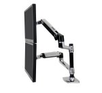 Ergotron LX Series Dual Stacking Arm 61 cm (24") Bureau Argent