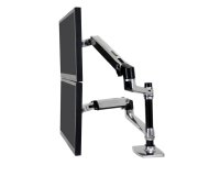Ergotron LX Series Dual Stacking Arm 61 cm (24") Bureau Argent