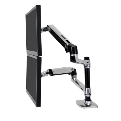 Ergotron LX Series Dual Stacking Arm 61 cm (24") Bureau Argent