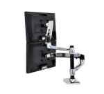 Ergotron LX Series Dual Stacking Arm 61 cm (24") Bureau Argent