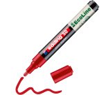 Marqueur edding 50 ecoline peinture base eau pointe      ogive 2/3mm coloris rouge