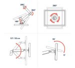Ergotron LX Series 45-245-026 support d'écran plat pour bureau 68,6 cm (27") Argent