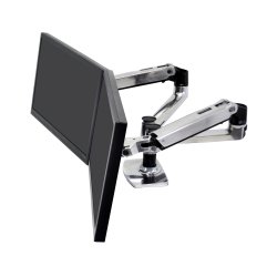 Ergotron LX Series 45-245-026 monitor mount / stand 68.6 cm (27") Desk Silver