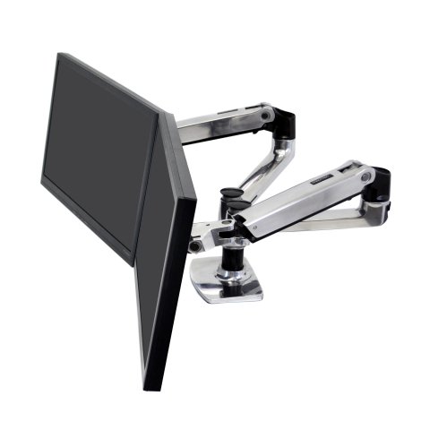 Ergotron LX Series 45-245-026 soporte para monitor 68,6 cm (27") Escritorio Plata