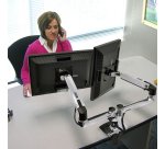 Ergotron LX Series 45-245-026 support d'écran plat pour bureau 68,6 cm (27") Argent