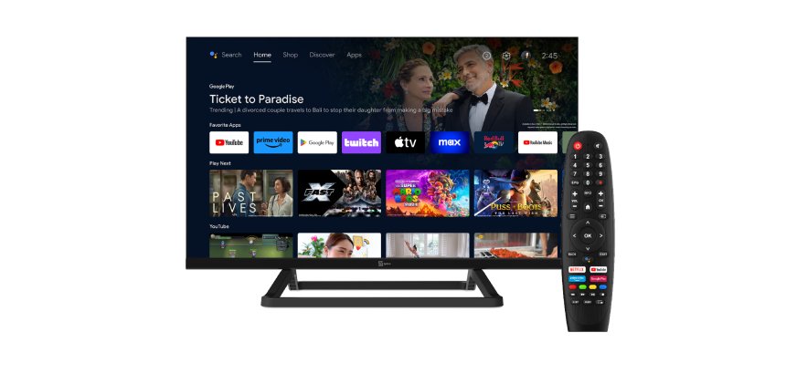 TELE System 28000257 TV 61 cm (24") HD Smart TV Wi-Fi Nero 180 cd/m²